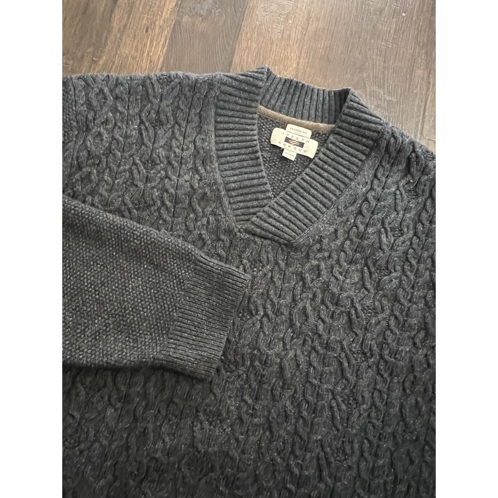 90s Joseph Abboud Cable Knit Chunky Wool Fisherman Sweater 3xL‎ Grandpa Preppy